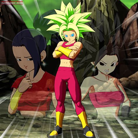 Goku fucks with Kale Caulifla and Kefla part 2 .